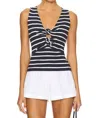 Nation Ltd Terri Tank Top In Playa Stripe In Multi