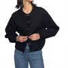 Nation Ltd Tessa Button-down Cardigan In Black In Black