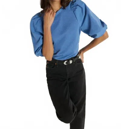 Nation Ltd Tippi Knit Top In Harbor Blue