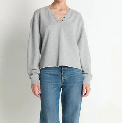 Nation Ltd Tommie Sweatshirt In Heather Grey In Gray