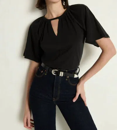 Nation Ltd Tracy Keyhole Top In Black