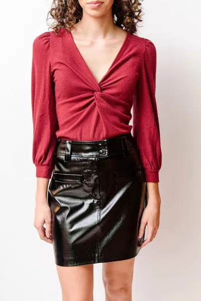 Nation Ltd Twisted Party Top In Red