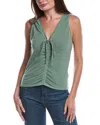 Nation Ltd Una Tie Front Tank In Green