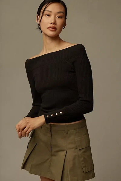 Nation Ltd Val Off-the-shoulder Top In Black