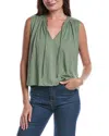 Nation Ltd Via Tie-front Flowy Tank In Green