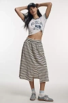 Nation Ltd Vida Midi Skirt In Blue