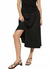 Nation Ltd Vida Midi Skirt In Black In Black