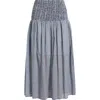 Nation Ltd Vida Tiered Smocked Waist Skirt In Night Sky Stripe