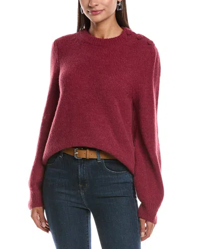Nation Ltd Vivi Alpaca-blend Sweater In Red