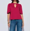 Nation Ltd Vivienne Top In Raspberry Jam
