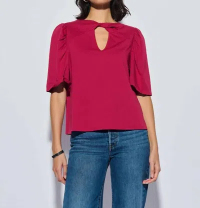 Nation Ltd Vivienne Top In Raspberry Jam In Multi