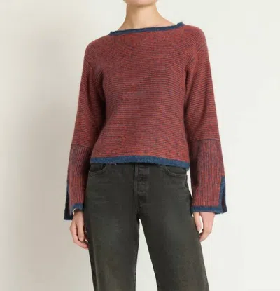 Nation Ltd Willow Sweater In Greenwich Autumn Leaf In Brown