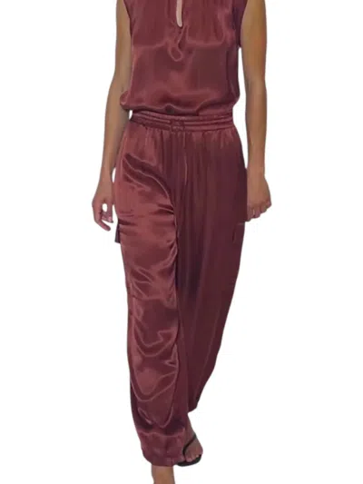 Nation Ltd Women's Carlo Trouser In Cinnamon In Red