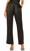 Nation Ltd Women's Fairfax Straight Leg Trouser In Black In Black