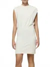 Nation Ltd Women's Jac Muscle Tank Dress In Porcelain In White