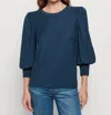 Nation Ltd Women's Loren Smocked Top In Azure In Blue