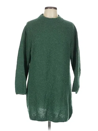 Pre-owned Nation Ltd Wool Pullover Sweater In Green