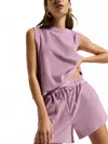 Nation Ltd Wren Short In Lavender In Purple
