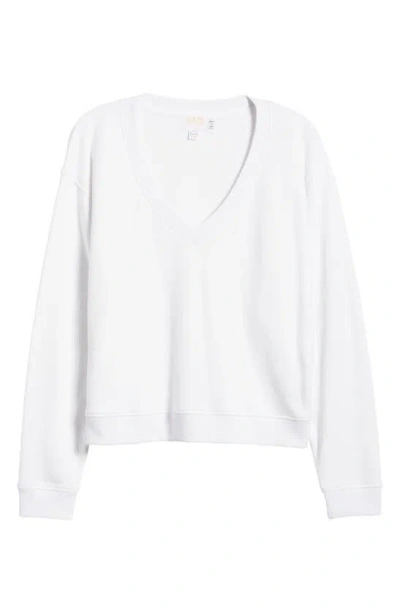 Nation Ltd Wyatt Oversize Cotton Pullover In White