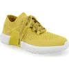 National Comfort Ainslee Knit Sneaker In Yellow