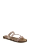 National Comfort Aranda Crystal Embellished Sandal In Rose Suede