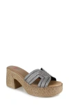 National Comfort Cornella Platform Slide Sandal In Multi