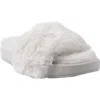 National Comfort Macklin Faux Fur Slipper In White