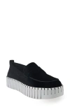 National Comfort Makota Suede Loafer In Black Suede