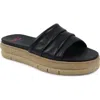 National Comfort Marieller Platform Slide Sandal In Black