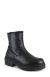 National Comfort Rafaela Platform Bootie In Black Leather