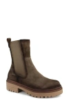 National Comfort Rossie Water Resistant Chelsea Boot In Dark Brown