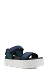 National Comfort Shadoww Platform Sandal In Multi