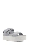 National Comfort Shadoww Platform Sandal In Gray