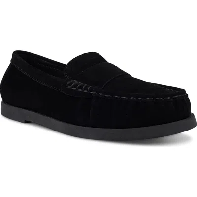 National Comfort Shivers Loafer In Black Suede