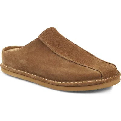 National Comfort Suede Mule In Brown