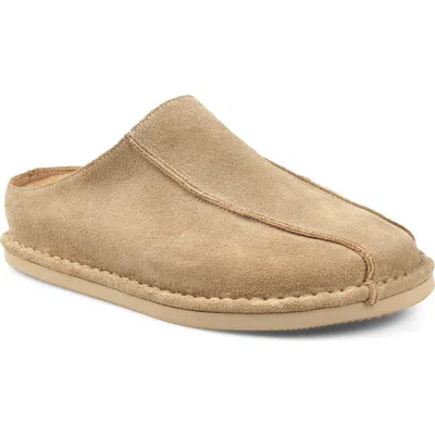 National Comfort Suede Mule In Brown