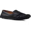 National Comfort Talulah Penny Loafer In Black Leather