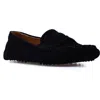National Comfort Talulah Penny Loafer In Black Suede