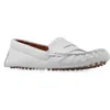 National Comfort Talulah Penny Loafer In White Leather