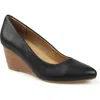 National Comfort Wedge Pump In Black