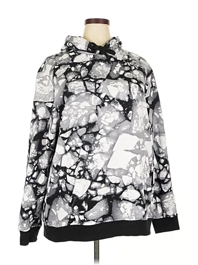 Pre-owned National Geographic Pullover Hoodie In Silver