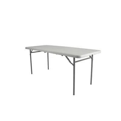 National Public Seating 30 X 60" Comfort Max Fold In Half Plastic Table