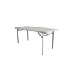 National Public Seating 30 X 72" Comfort Max Fold In Half Plastic Table In Gray