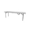 National Public Seating 30 X 96" Comfort Max Fold In Half Plastic Table In Gray