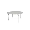 National Public Seating 60" Comfort Max Round Fold In Half Plastic Table In Gray