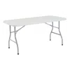 National Public Seating Nps 30" X 60" Heavy Duty Folding Table, Speckled Gray