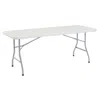 National Public Seating Nps 30" X 72" Heavy Duty Folding Table, Speckled Gray