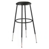 National Public Seating Nps 32 -39" Height Adjustable Heavy Duty Vinyl Padded Steel Stool, Black