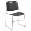 National Public Seating Nps 8500 Series Ultra-compact Plastic Stack Chair, Metal