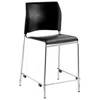National Public Seating Nps 8700 Series Cafetorium Plush Vinyl Stool, Counter Height